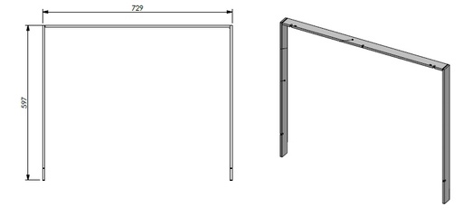 [347233] Cadre encastrable SmB 75-60