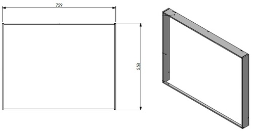 [347235] Cadre profondeur 15mm SmB 75-60