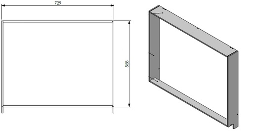 [347234] Cadre profondeur 50mm SmB 75-60