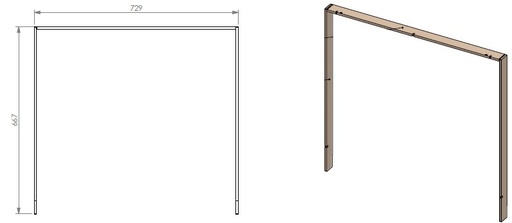 [343618] Cadre encastrable