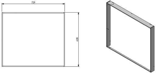 [345095] Cadre profondeur 15mm