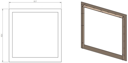 [343787] Cadre classique 52 mm