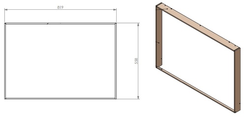 [346822] Cadre profondeur  15mm SmB 80-60