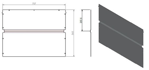 [346827] Plaque de finition arriere(sans vent.) SmB 80-60
