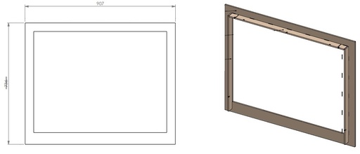 [343983] Cadre classique 52 mm