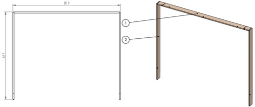 [343978] Cadre encastré