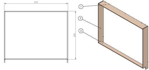 [343982] Cadre profondeur 50 mm