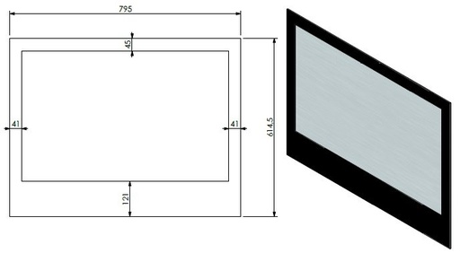 [343376] Vitre 795x614.5mm