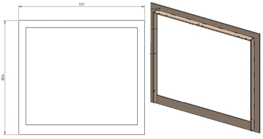 [343389] Cadre classic 52mm