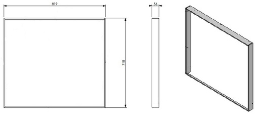 [344546] Cadre de profondeur 15mm