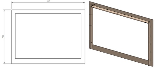 [344046] Cadre classique 52 mm