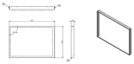 [348420] Cadre profondeur 15mm