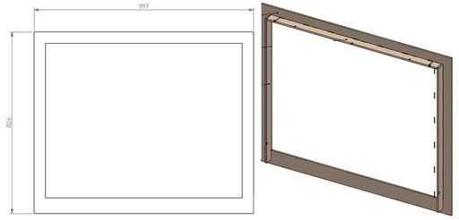[343887] Cadre classique 52 mm