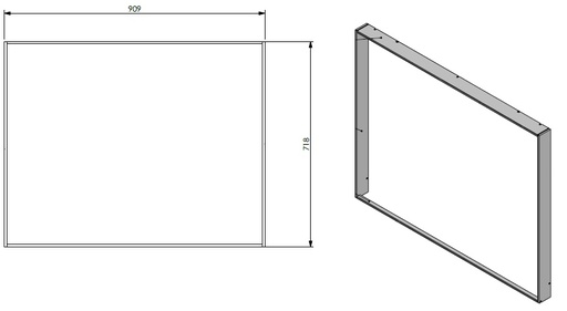 [347800] Cadre de profondeur 15 mm