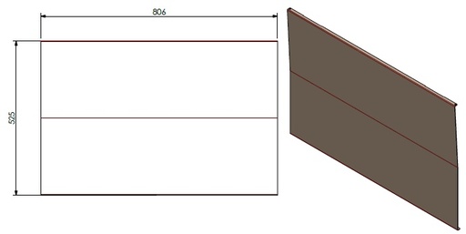 [343890] Paroi arrière lisse