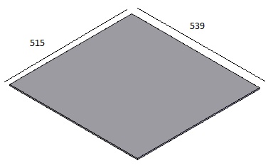 [331232] Miroir céramique noir arrière coté Topsham Small