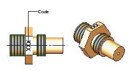 [301897] Injecteur propane D=1,60mm trou simple