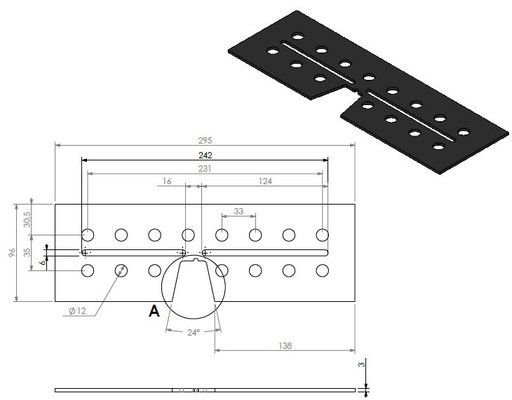 [344120] Tapis ceramique brûleur L=295 2017