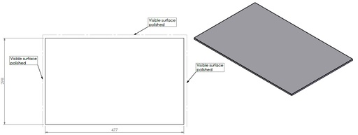 [338218] Miroir céramique Unica-2 50