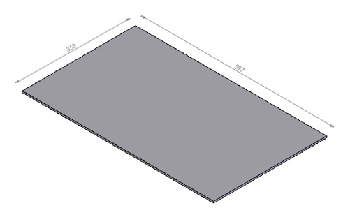 [338421] Miroir céramique noir - set Unica 70