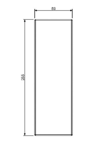 [332064] Béton Céramique sole foyère droite Unilux 200