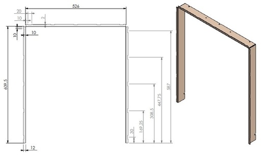 [341349] Sans cadre UL 6-55 noir