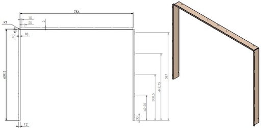 [341360] Sans cadre UL 6-80 noir