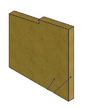 [327820] Vermiculite panneau latéral (D) Universal-V 60