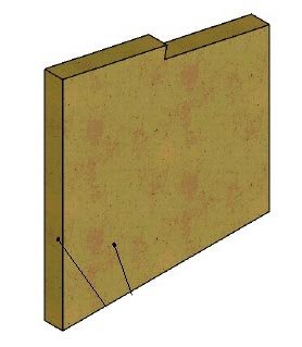 [327819] Vermiculite panneau latéral (G) Universal-V 60