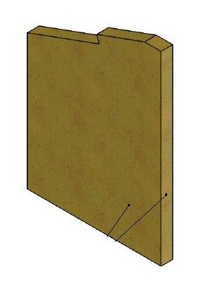 [327825] Vermiculite panneau latéral (D) Universal-V 65