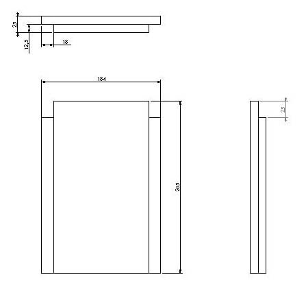 [327823] Vermiculite paroi arrière Universal-V 65