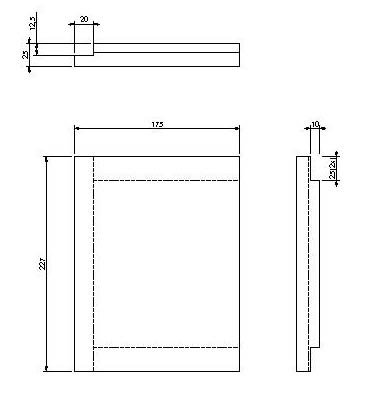 [327843] Vermiculite paroi arrière (D/G) Universal-V 70