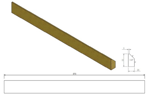 [327836] Vermiculite protection en biais (pare-bûches) UNIV 5-75