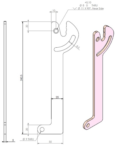 [338883] Poignee Universal V-80 noire(depuis 10-5-2021)