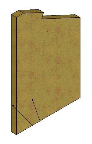 [327856] Vermiculite panneau latéral (G) Universal-V 85