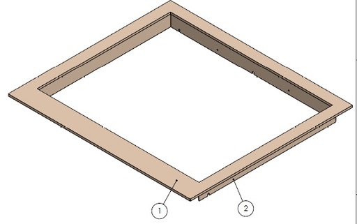 [339483] Cadre classique Univ 6-75 noir