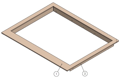 [339777] Cadre classique noir Univ 6-85
