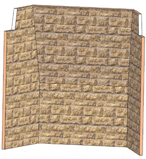 [345532] Fond à l'intérieur  motif pierres Grises  VC 85