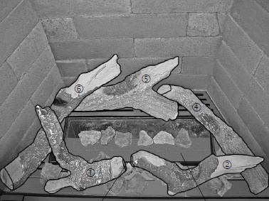 [332578] Jeu céramique de bois Vento Classic Small Propane