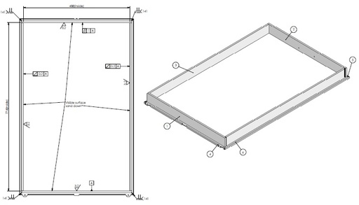 [338784] Floating Frame excl vitre VerB S noir (depuis 10-5-2021)