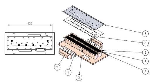[339605] Brûleur VeBS 3 Gaz Nat NL CenF
