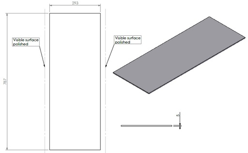 [331090] Paroi latérale céramique noire VBS-3