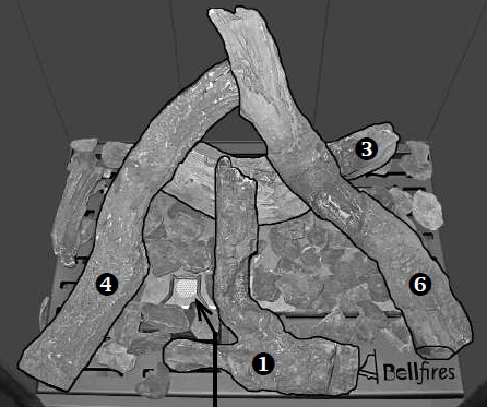 [326571] Jeu céramique de set bois Viewbell Vertical/ Verticalbell M