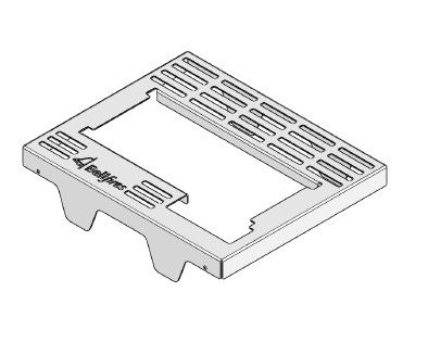 [337733] Grille double brûleur  VBV-3 noir