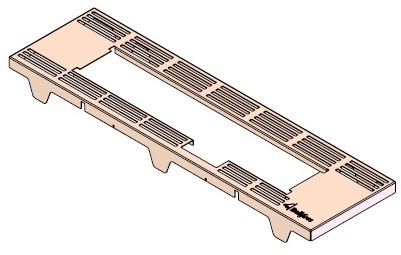 [339048] Grille autour du brûleur double noire (depuis 10-5-2021)