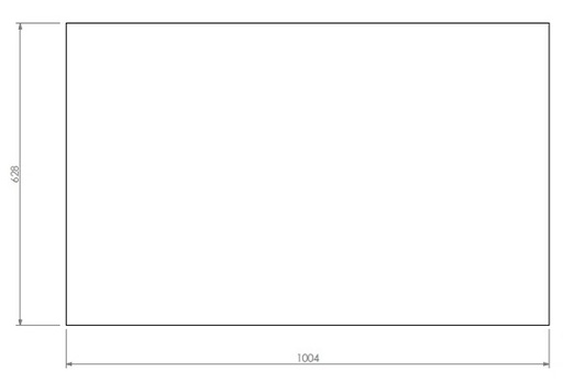 [331295] Miroir céramique noir arrière coté York Large