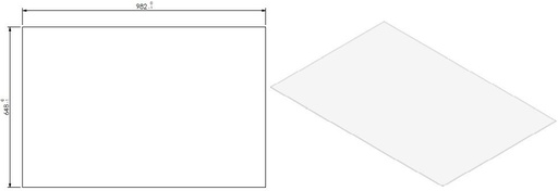 [341299] Vitre anti-reflet FF + corde York L