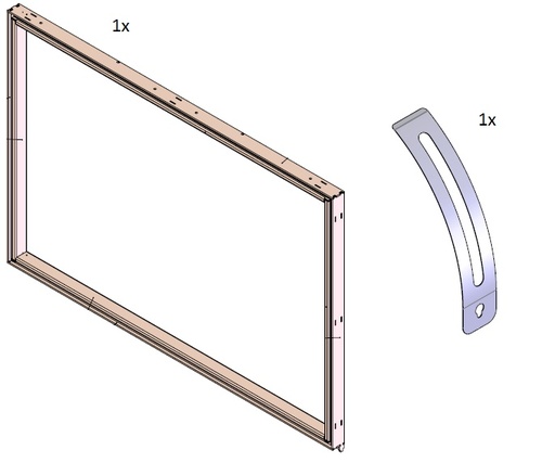 [338800] Hidden door excl vitre York Small noir (depuis 10-5-2021)
